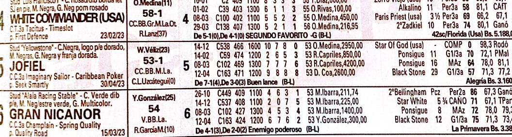 Colores del Stud Yellowstone: Jofiel (5) ante un nuevo reto en 1,300m 📋✨
